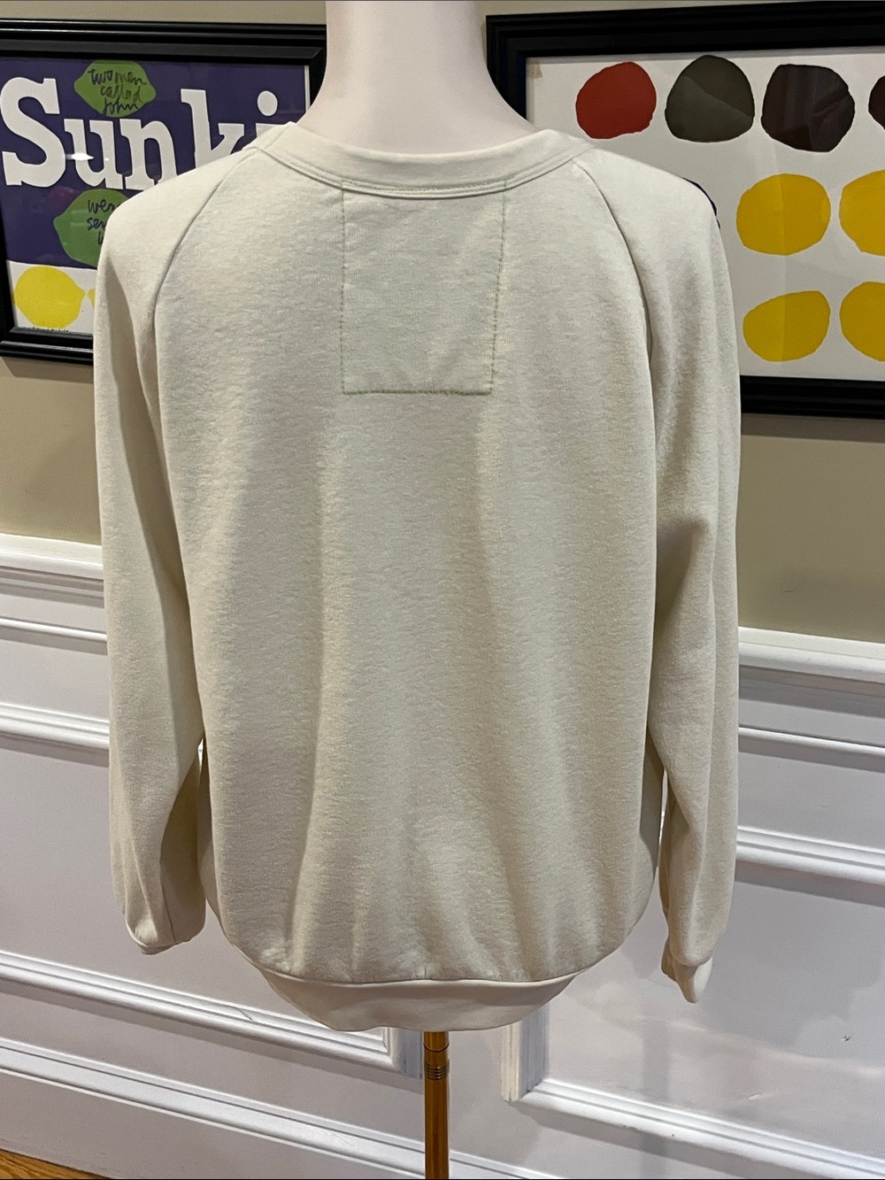 Aviator Nation Vintage White Logo Sweatshirt - Picture 7 of 14